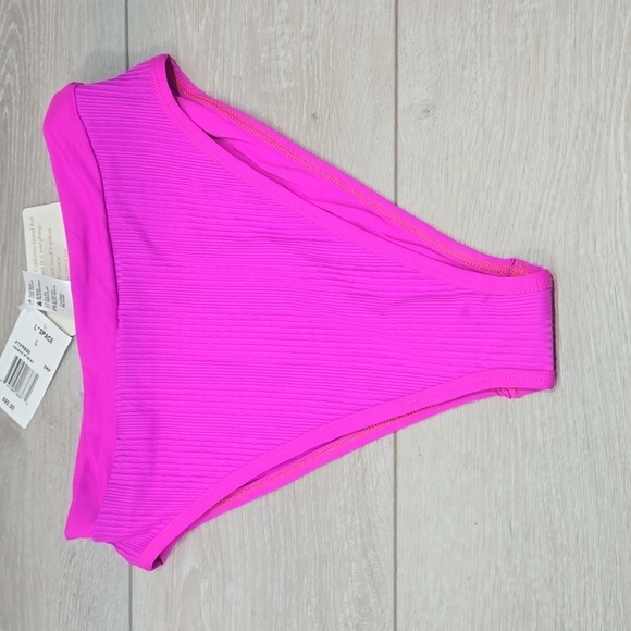 NWT L Space Women Anthropologie Frenchi Bottom bit swim sz L - Picture 1 of 8